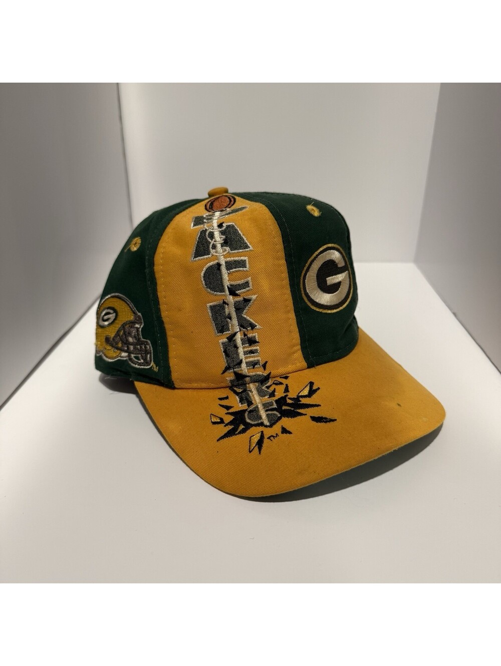 Vintage 90s Green Bay Packers Shattered Snapback Logo 7 Men’s